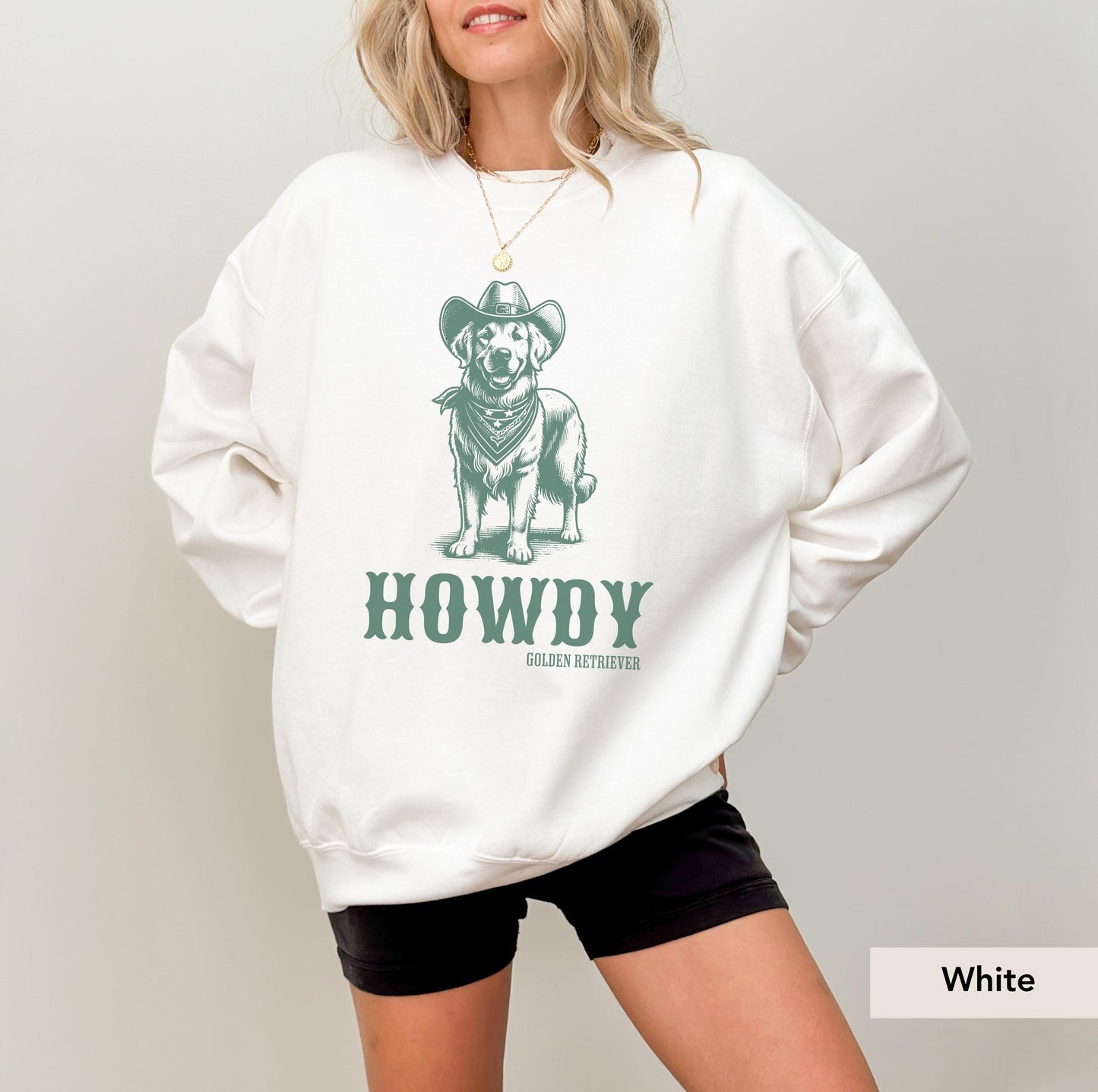 Howdy Golden Retriever Sweatshirt