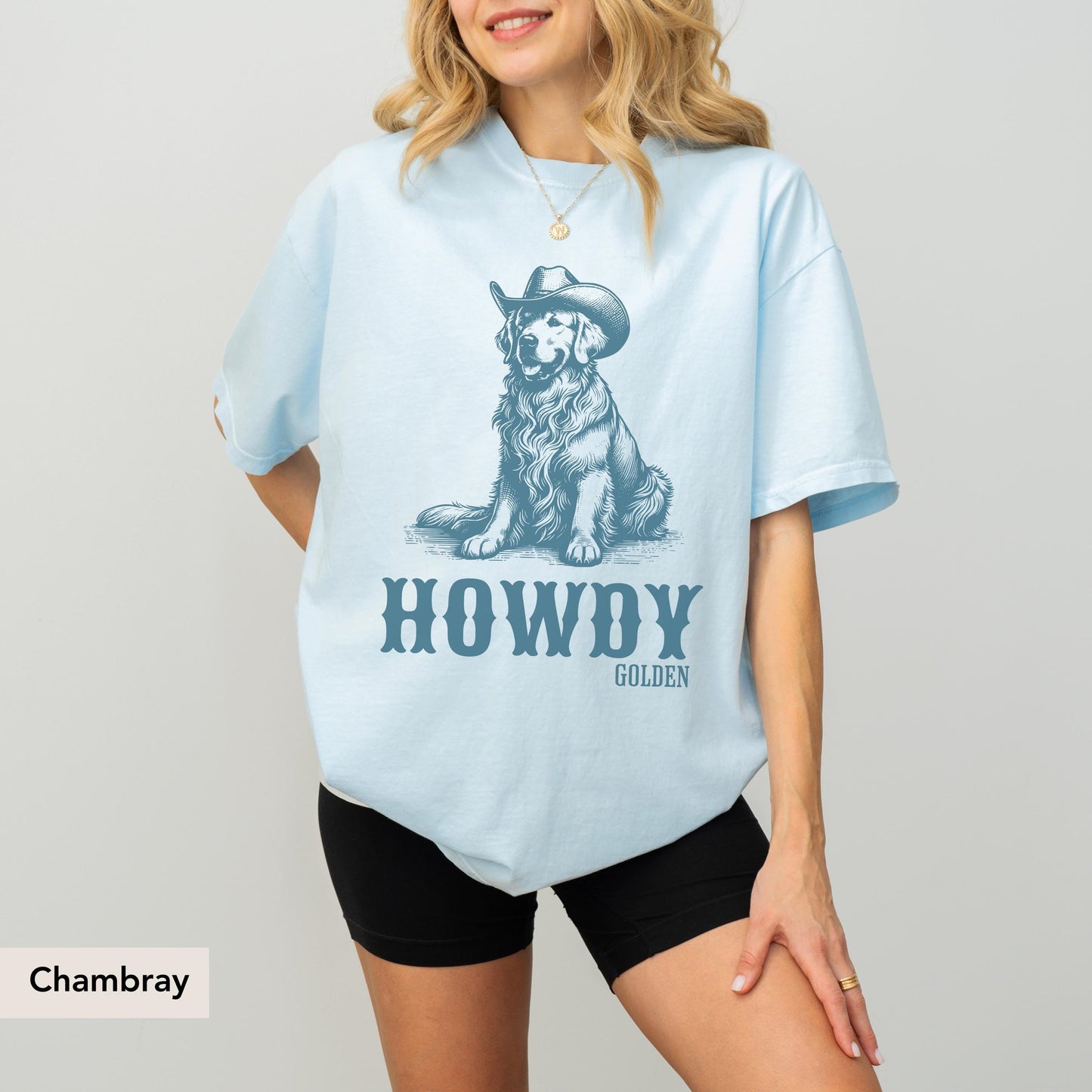 Howdy Golden retriever Shirt