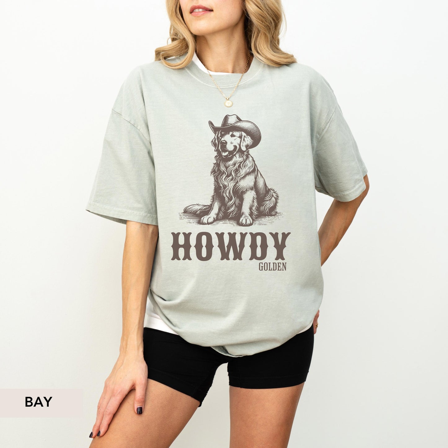 Howdy Golden retriever Shirt