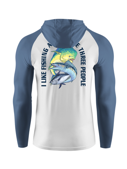 I Like Fishing And Maybe 3 People UPF Hoodie