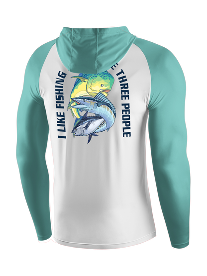 I Like Fishing And Maybe 3 People UPF Hoodie