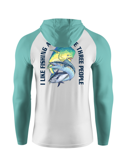 I Like Fishing And Maybe 3 People UPF Hoodie