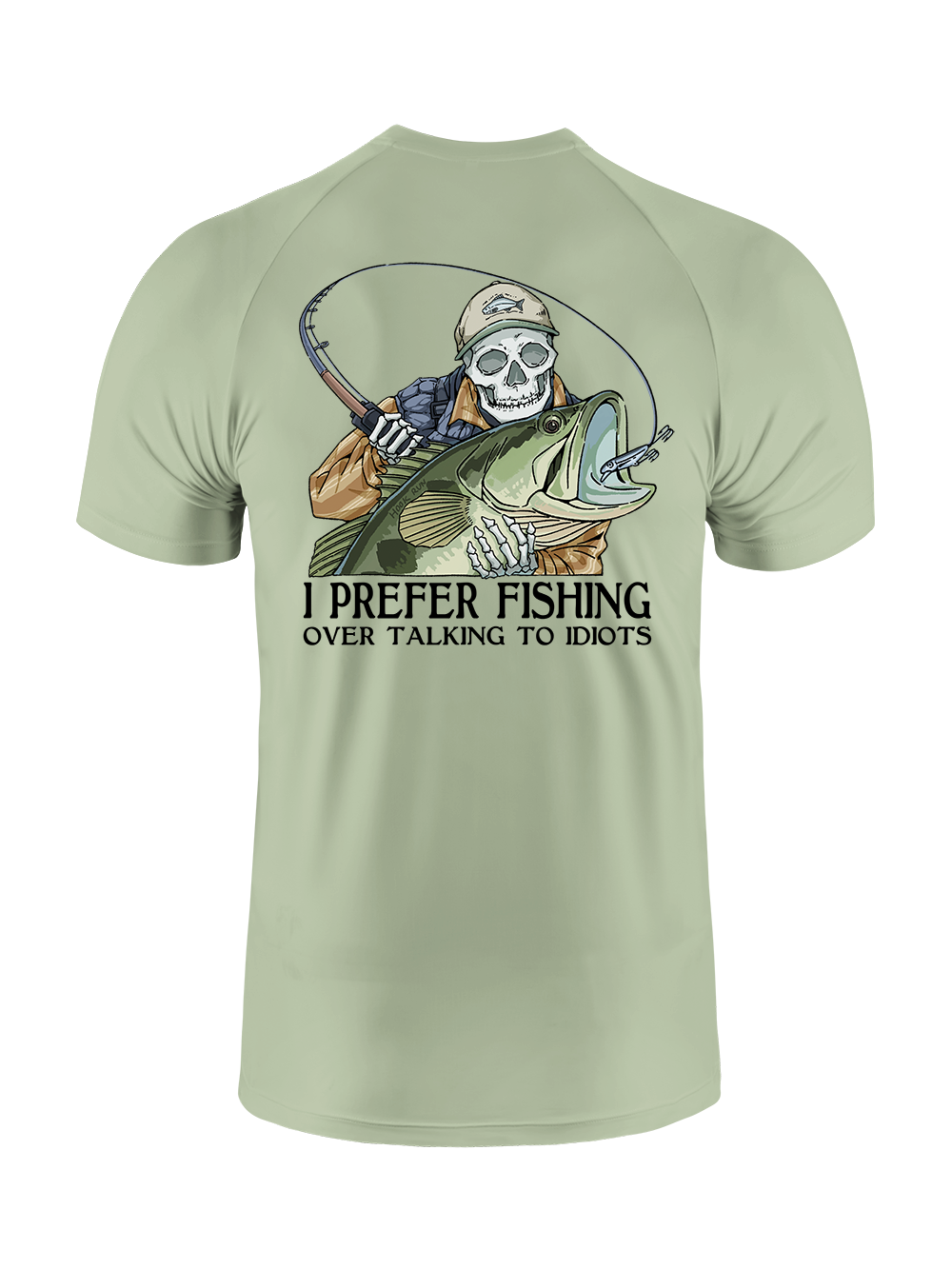 Talk Less Fish More UPF Tee