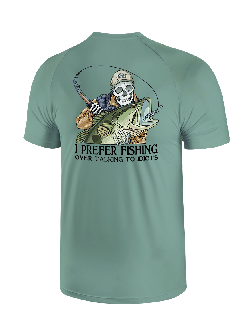 Talk Less Fish More UPF Tee