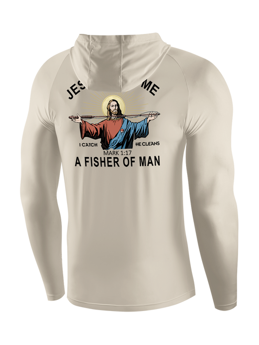 Jesus Made Me a Fisher of Men UPF Hoodie