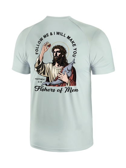 Follow Jesus and Become Fishers of Men UPF Tee