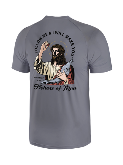 Follow Jesus and Become Fishers of Men UPF Tee