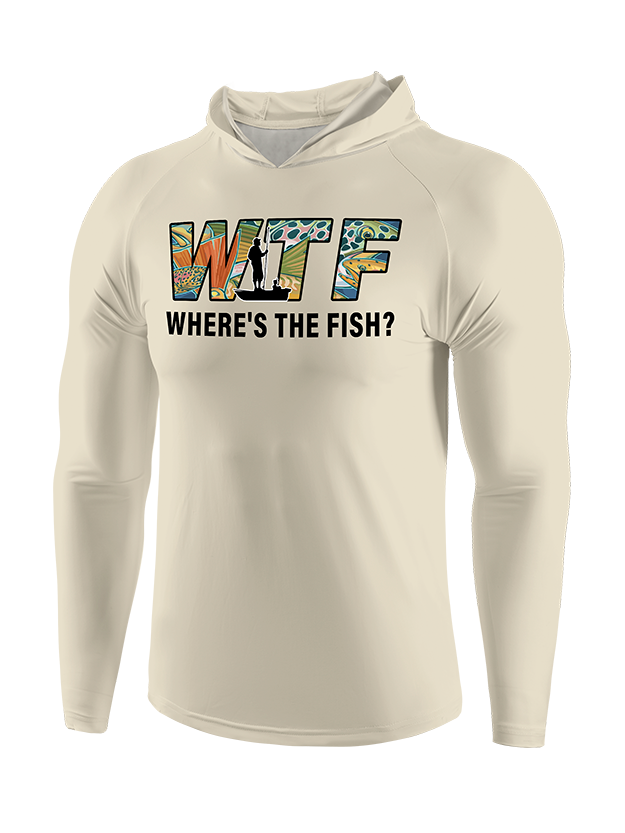 Where is The Fish Funny UPF Hoodie