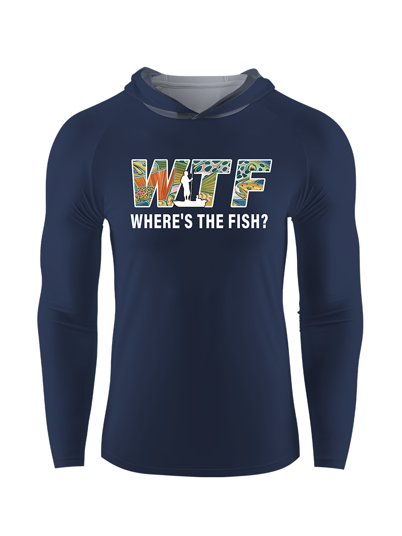 Where is The Fish Funny UPF Hoodie
