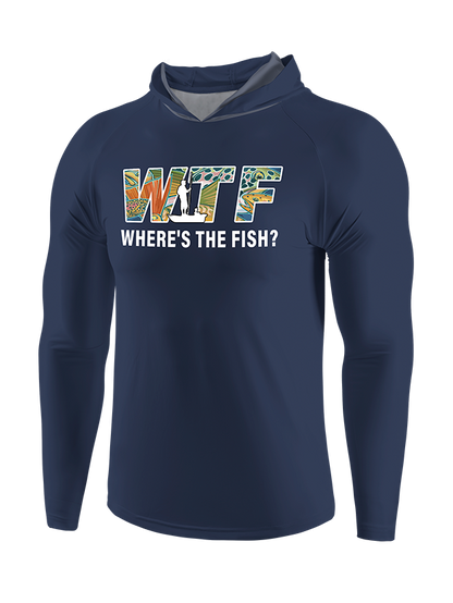 Where is The Fish Funny UPF Hoodie
