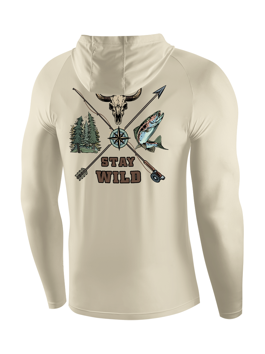 Stay Wild Embrace Adventure UPF Hoodie