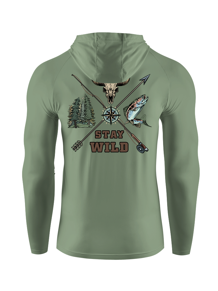 Stay Wild Embrace Adventure UPF Hoodie