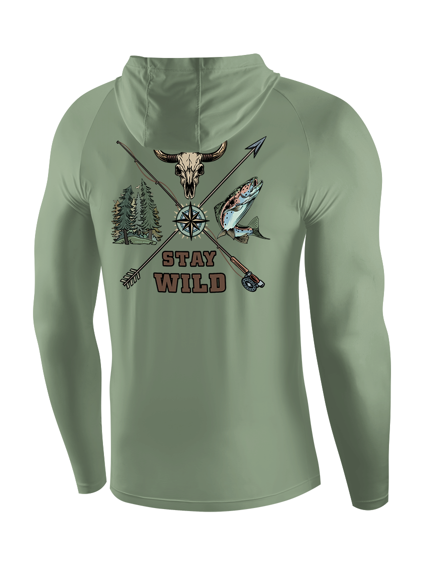 Stay Wild Embrace Adventure UPF Hoodie