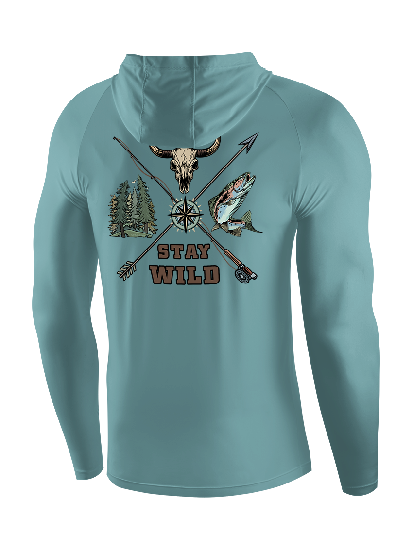 Stay Wild Embrace Adventure UPF Hoodie