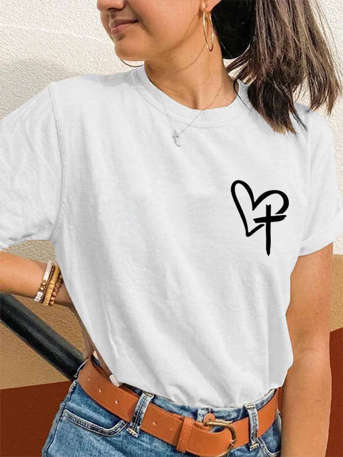 Women's Jesus Has My Back Casual Tee