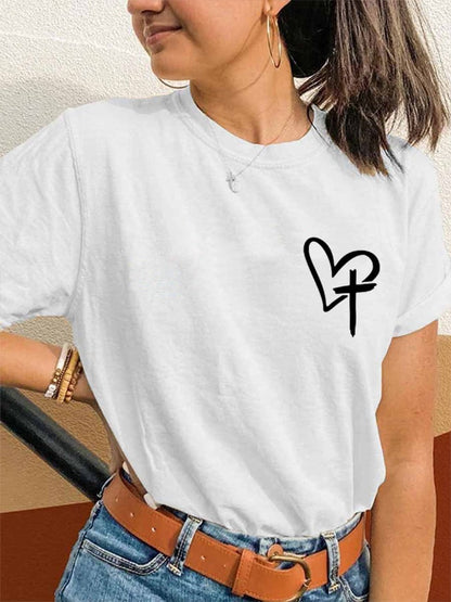 Women's Jesus Has My Back Casual Tee