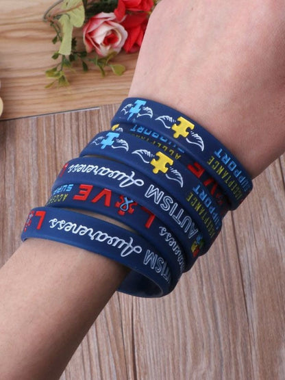 Autism Awareness Silicone Wristband