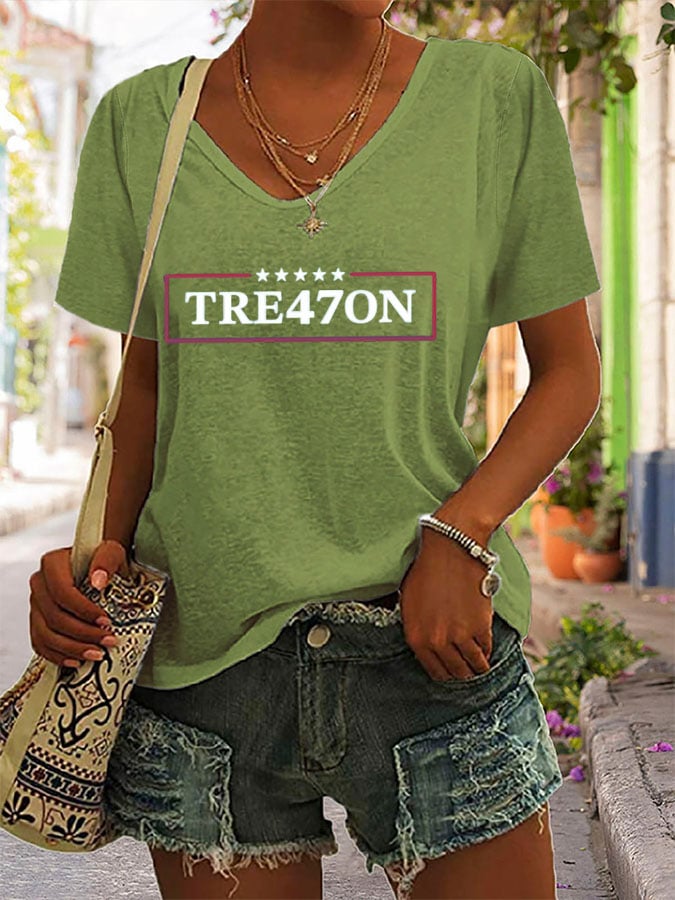 Women'S Short-Sleeved Casual T-Shirt