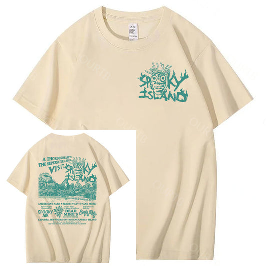 Spooky Island Halloween 100% Cotton T-Shirt