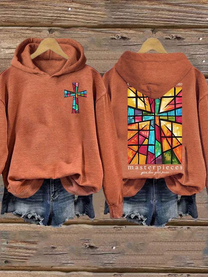 Women's God Turns Broken Pieces Into Masterpieces  Sweatshirt