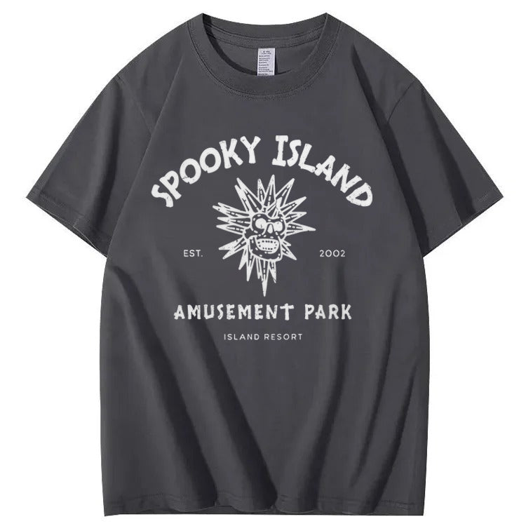 Spooky Island Halloween 100% Cotton T-Shirt