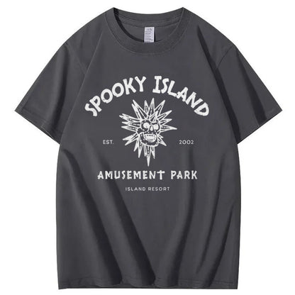 Spooky Island Halloween 100% Cotton T-Shirt