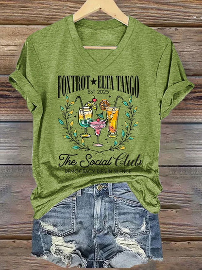 Women's Fashion Print Casual T-Shirt