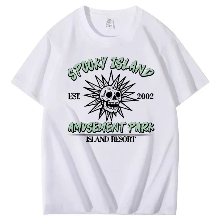 Spooky Island Halloween 100% Cotton T-Shirt