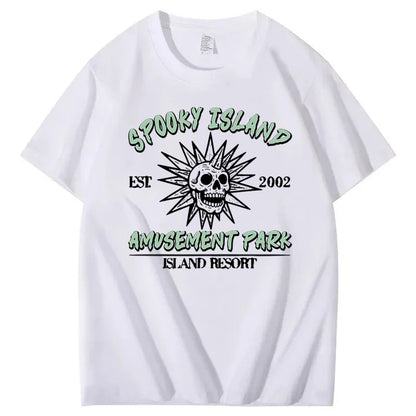 Spooky Island Halloween 100% Cotton T-Shirt