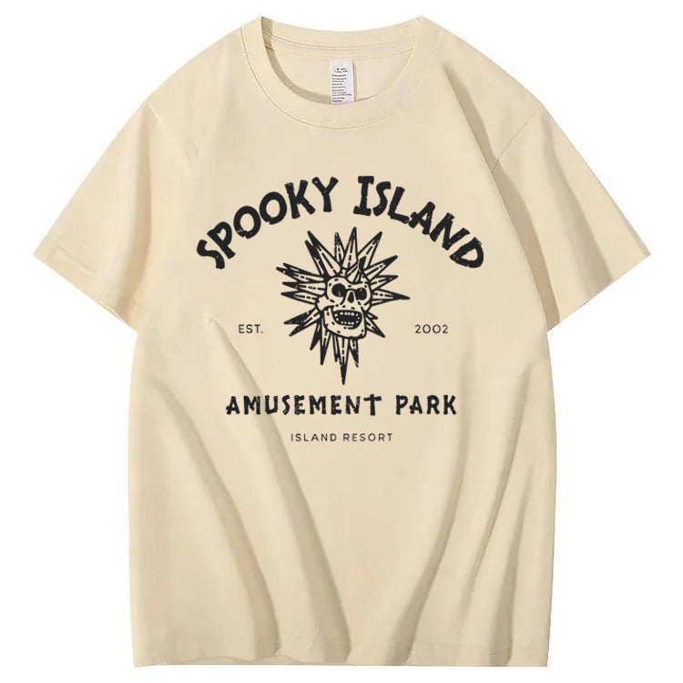 Spooky Island Halloween 100% Cotton T-Shirt