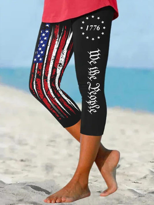 🔥Last Day 49% Off🔥Women's Independence Day Casual Leggings