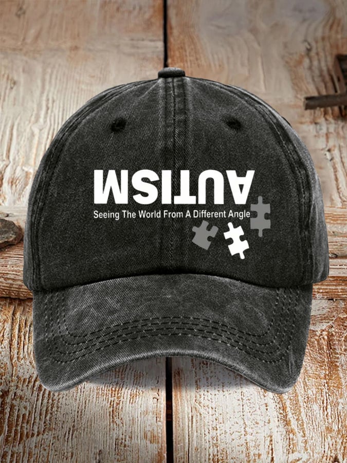 Retro Autism: Seeing The World From A Different Perspective Pride Baseball Cap