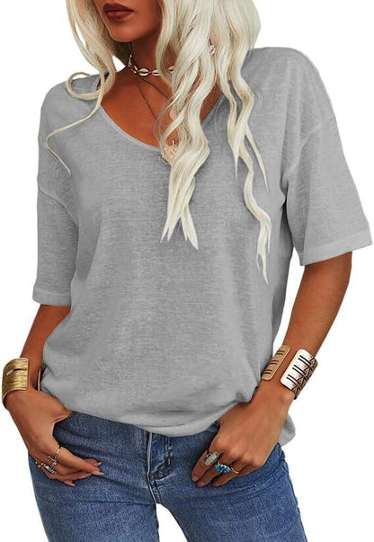 Summer Casual T-shirt Basic Tops (Buy 2 Free Shipping)