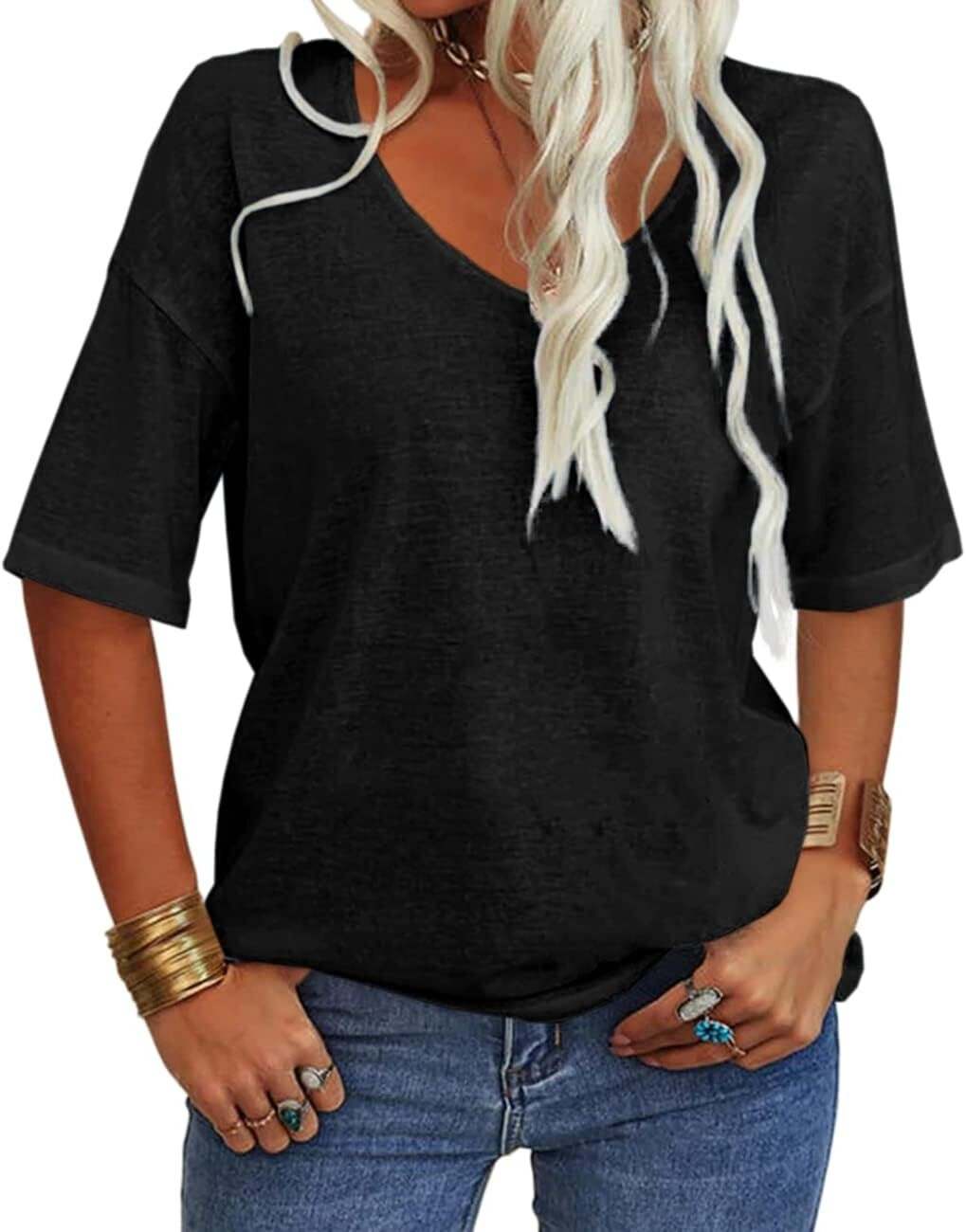 Summer Casual T-shirt Basic Tops (Buy 2 Free Shipping)