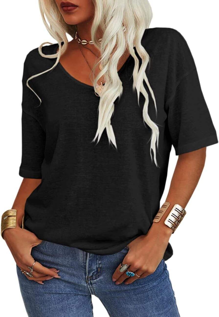 Summer Casual T-shirt Basic Tops (Buy 2 Free Shipping)
