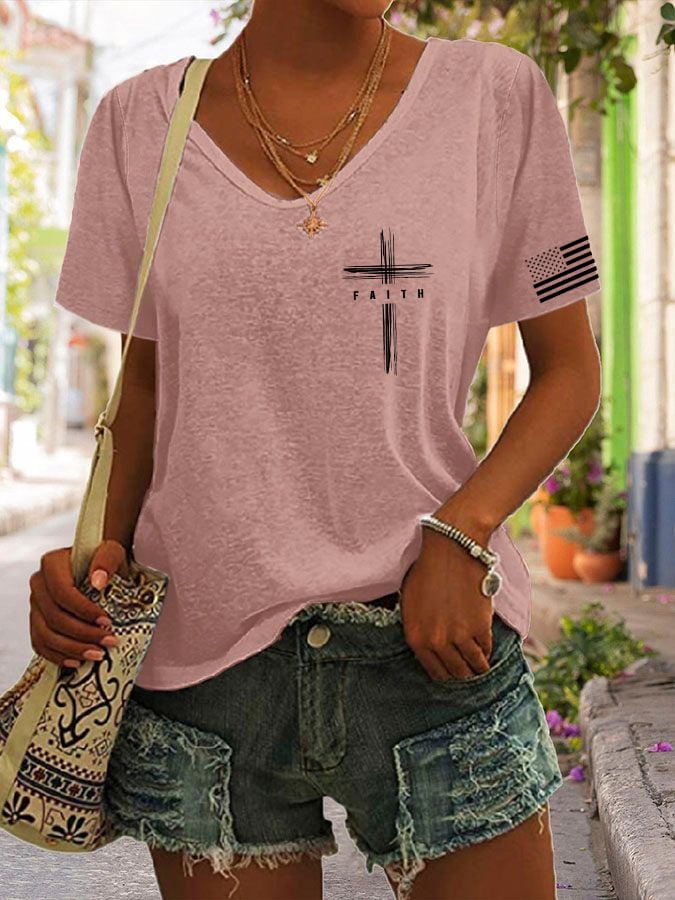 Women's Faith Print T-Shirt