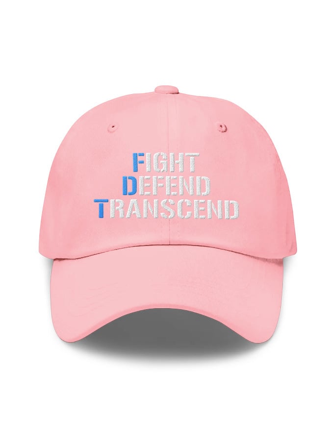 Unisex FDT Fight Defend Transcend Print Baseball Cap