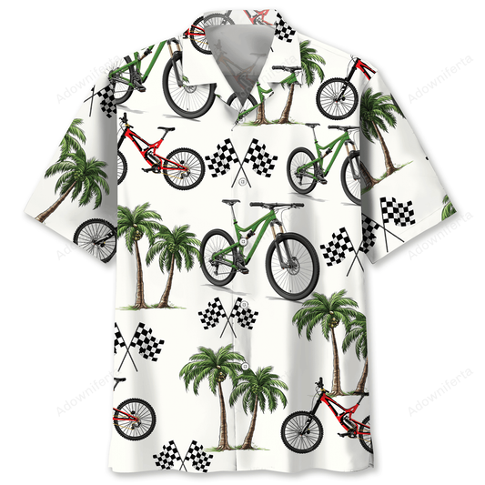 Mountain Bike Racer Hawaiian Shirt