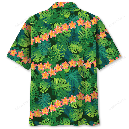 Mountain Bike Tropical Hawaiian Shirt