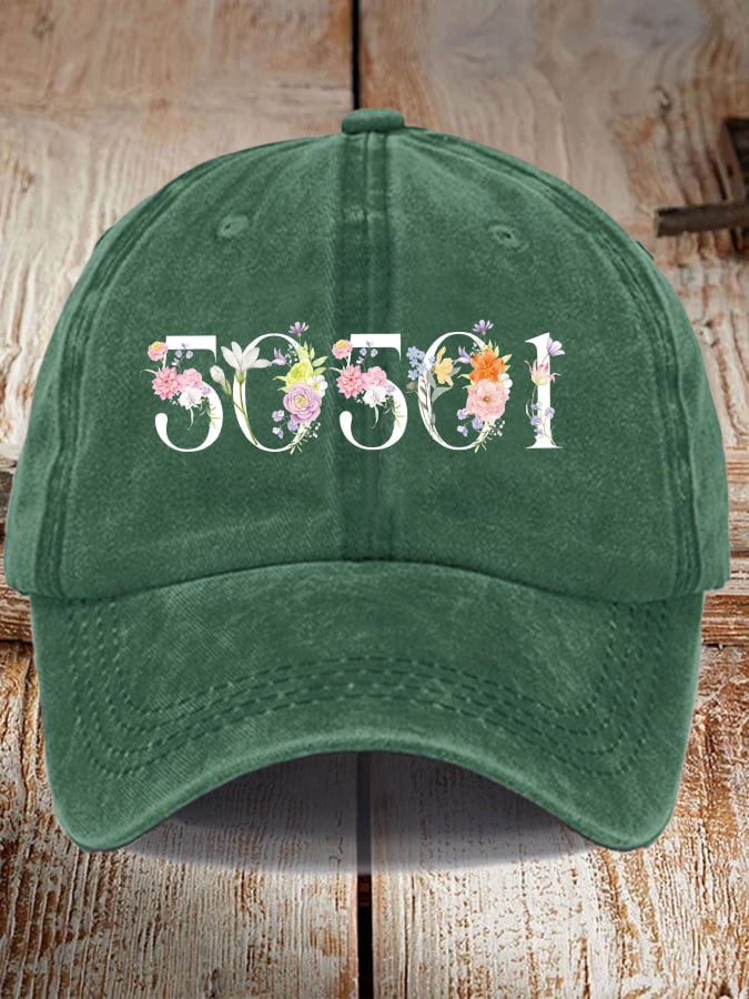 Unisex 50501 Print Baseball Cap