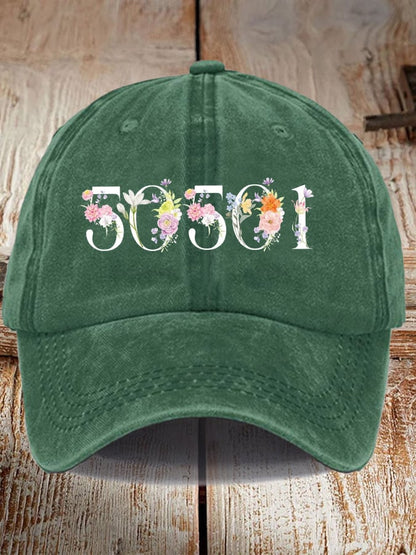 Unisex 50501 Print Baseball Cap