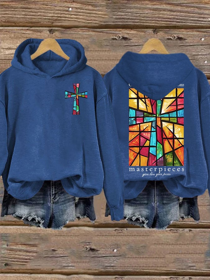 Women's God Turns Broken Pieces Into Masterpieces  Sweatshirt