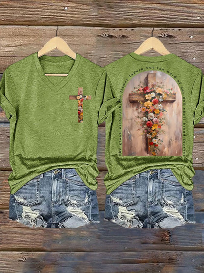 The Grass Withereth, The Word Of Out God Shall Stand Forever Print T-shirt