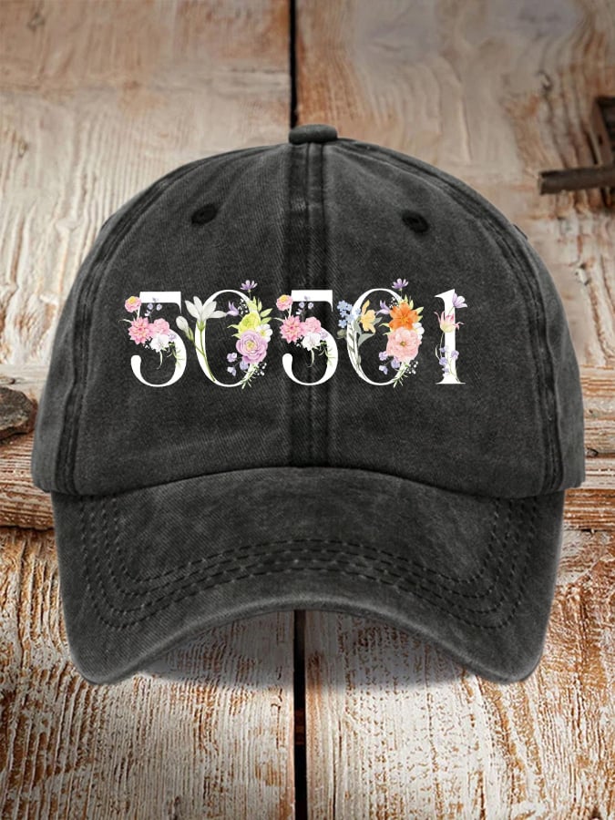 Unisex 50501 Print Baseball Cap