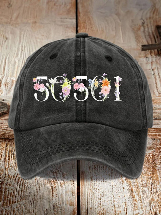 Unisex 50501 Print Baseball Cap
