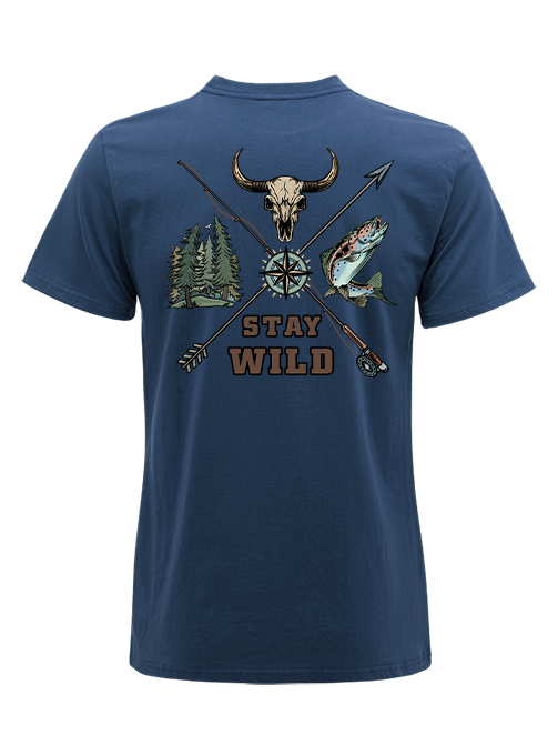 Stay Wild Embrace Adventure Unisex Classic Cotton Tee