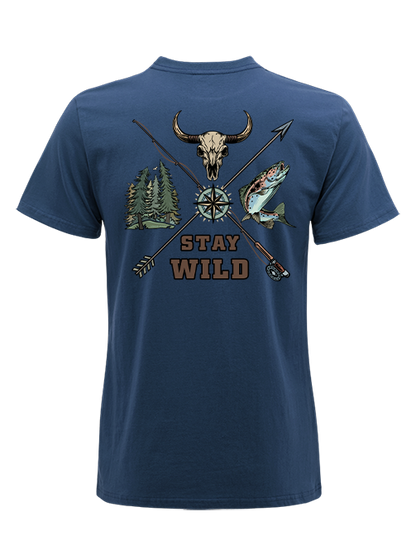 Stay Wild Embrace Adventure Unisex Classic Cotton Tee