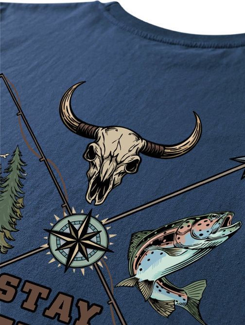 Stay Wild Embrace Adventure Unisex Classic Cotton Tee