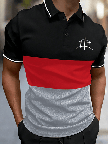 Men's Faith Print Polo Shirt