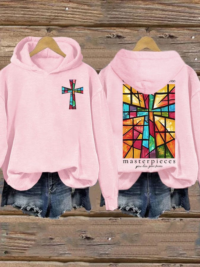 Women's God Turns Broken Pieces Into Masterpieces  Sweatshirt